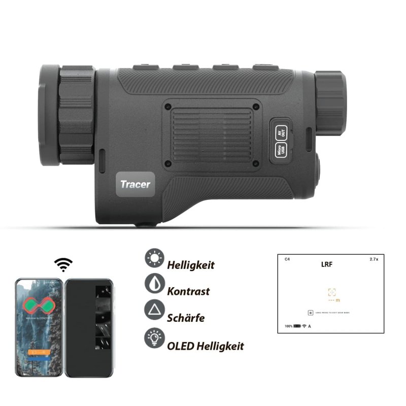 CONOTECH Tracer 50LRF Wärmebild Monokular mit Laser Entfernungsmesser (Vorführgerät)